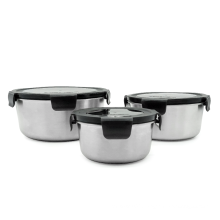 Leakproof Stainless Steel Food Containers With Plastic Lid